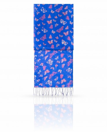 Палантин Женский S20-BUTTFLY/ROYAL.BLUE